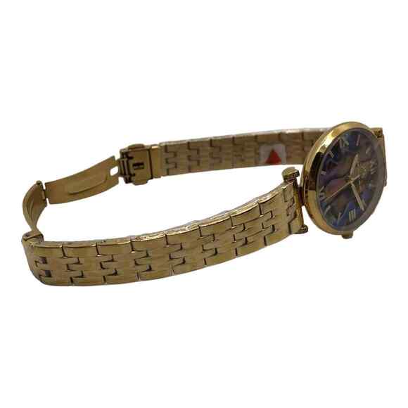 Porsamo BLEU Sylvie Stunning Abalone Dial Gold  Bracelet Watch, 32mm - Picture 5 of 11